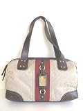 Tommy Hilfiger Leeds Satchel Handbag Purse, Beige/Burgundy/Brown 41DIR2VtKOL. SL160 Burgundy Leather Shoulder Purse