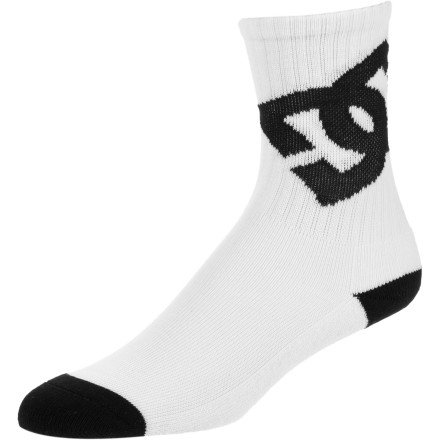 DC Lifted Sock - 3-Pack - Kids' White, 6.0-8.5