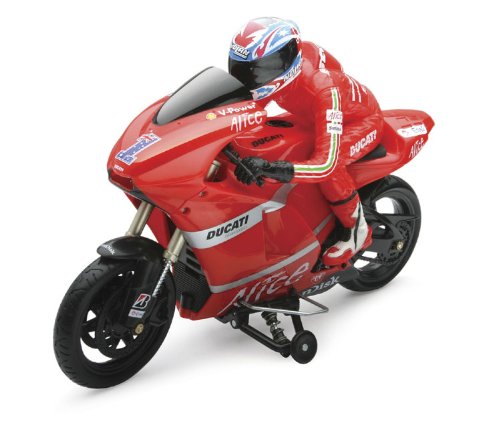 New Ray - 87725 - Véhicule Radio Commande - Moto Ducati Desmosedici Gp 08 avec Pilote Casey Stoner N° 1