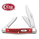Case Folding Knife Red Medium Stockman
