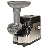 Weston 82-0101-W Electric Meat Grinder with Storage Compartment by Weston