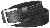 Kenneth Cole REACTION - Kenneth Cole Reaction Men's Groove is in the Heart 1 1/2" Dress Casual Leather Belt