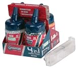 Crosman 4-in-1 Airsoft BBs, 4,000 BBs, .12g, .20g & .25g BBs in Feeder Bottles, Incl Speedloader