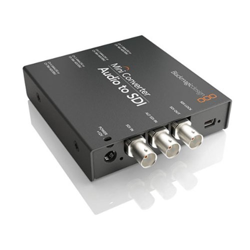 Blackmagic Design Mini Converter Audio to SDI, AES/EBU Input, Analog Audio Input, 3GB/Sec SDI On Sale