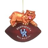 SC Sports NCAA Kentucky Wildcats Mascot Football Ornament