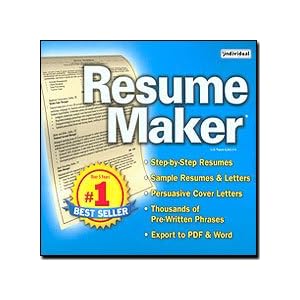Resume Maker 12 by Individual Software