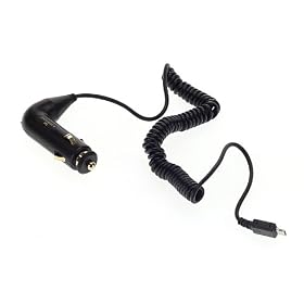 Kitpower Gun Style In Car Fast Charge Power Cord Gold Pin Compatible with Blackberry, HTC, LG, Motorola, Nokia, Samsung and Sony Ericsson
