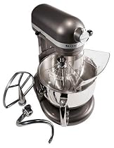 KitchenAid KP26M1XPM Professional 600 Series 6-Quart Stand Mixer, Pearl Metallic