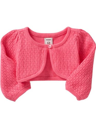 Old Navy Cropped Crochet Cardigans for Baby