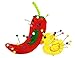 Pincushion for Sewing Machine Pin Holder 2 pcs Needle Storage Organizer DIY Craft Red Chili