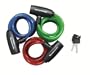 Master Lock 8127TRI Bike Lock/Cable, Blue, Green and Red, 3-Pack