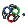Master Lock 8127TRI Bike Lock/Cable, Blue, Green and Red, 3-Pack