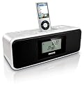 Philips DC 200 iPod Soundsytem (Radio, USB, Apple iPod kompatibel) weiß