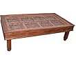 Old Door Coffee Table Rustic Hand Carved Teak Table Indian Furniture 67"x37"x20"