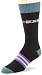2(x)ist Men's Mesh Print Logo Boot Socks , Black/Green, 10-13
