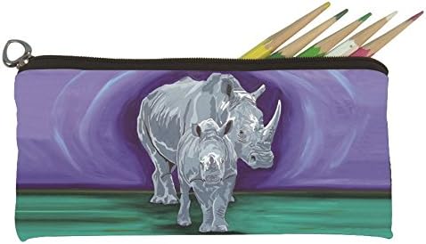 Salvador Kitti Small Pencil Bag (Rhino - Stalwart LInage)