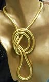 41DInOG2oBL. SL160  Flexible Bendable Snake Jewelry Necklace Bracelet Bendy Chain Twistable Bendable Shape Design Gold Color