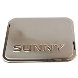 EricTM Nissan Sunny 2011 Stainless Steel Fuel Cap Tank Cover