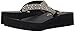 Skechers Cali Women's Vinyassa Sun Ray Flip Flop,Black Rhinestones,8 M US