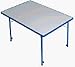 Sports : Campingtisch **Harmonika** ; blau/grau