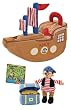 Gund "Ahoy Pirate" activity play set entertains and teaches