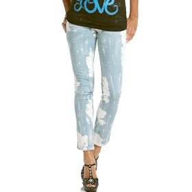 Baby Phat Jeans, Glitter Ankle Skinny