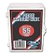 BCW Hinged Box 55 Count - Baseball, Football, Basketball, Hockey, Golf, Single Sports Cards Top Load - Sportcards Card Collecting Supplies