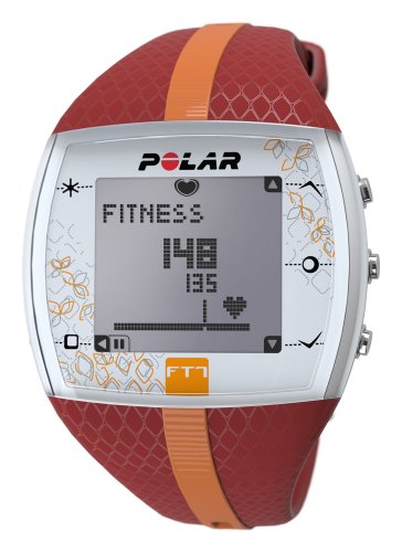 Polar FT7 Heart Rate Monitor, Red/Orange
