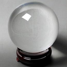 人工（溶錬）水晶玉 110mm