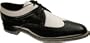 Stacy Adams Men's Dayton Wing Tips,Black/White,11.5 D