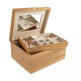 Mele & Co Bamboo Wooden Jewellery Box  Gloria