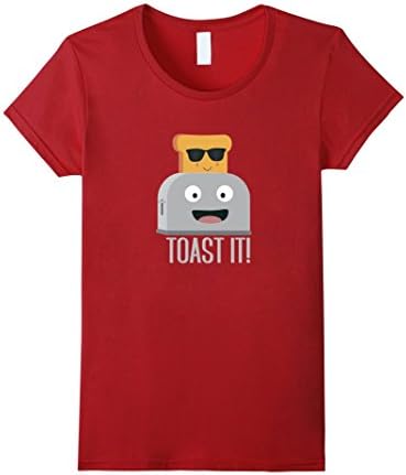 Women's Toaster with cool bread   - toaster and cute Shirt Medium Cranberry
