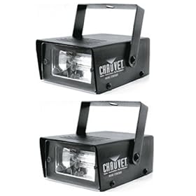(2) NEW CHAUVET CH-730 Mini Strobe Light Effect DJ Club: Musical Instruments