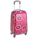 Rockland Luggage 20 Inch Polycarbonate Carry On Luggage Pink Pearl One Size