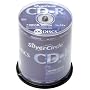 Silver Circle CD-R 100er Spindle 700 MB, 52x Speed CD-Rohlinge