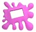 Electronics : Polaroid i-zone Lazer Cut Pink Splat Magnet Photo Frame