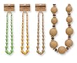 Bongo Bead Wood 24" Nature Necklace - 12 Colors Available