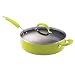 Rachael Ray Porcelain Enamel 6-qt. Saut� Pan - Green