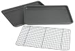 Chicago Metallic Professional 3-Piece Value Pack with 2 Cookie/Jelly Roll Pans and Cooling Grid
