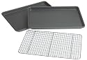 Chicago Metallic Professional 3-Piece Value Pack with 2 Cookie/Jelly Roll Pans and Cooling Grid