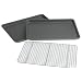 Chicago Metallic Professional 3-Piece Value Pack with 2 Cookie/Jelly Roll Pans and Cooling Grid