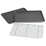 Chicago Metallic Professional 3-Piece Value Pack with 2 Cookie/Jelly Roll Pans and Cooling Grid