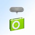 Apple IPOD 1gb Shuffle Green w/ Speaker