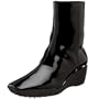 Aquatalia by Marvin K. Women's Arla Rain Bootie,Black Specchio Patent,8.5 M US