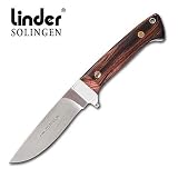 Linder Custom ATS-34 Cocobola Wood Handle Knife