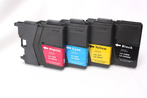 1 Set - 4x compatible Ink Cartridges to Brother 