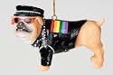 December Diamonds Butch The Bulldog Gay Pride Christmas Ornament #5590091