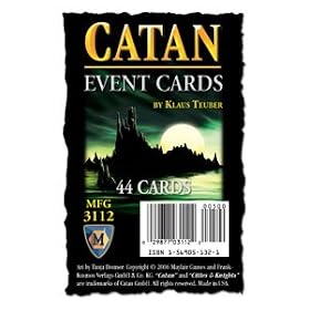 Family Board Games Settlers of Catan - Event Cards Expansion by MayFair Games