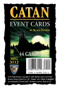 Childrens Toyshop  Toys : Family Board Games Settlers of Catan - Event Cards Expansion