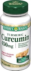 Nature's Bounty Turmeric/Curcumin, 60 Capsules, 450 Mg